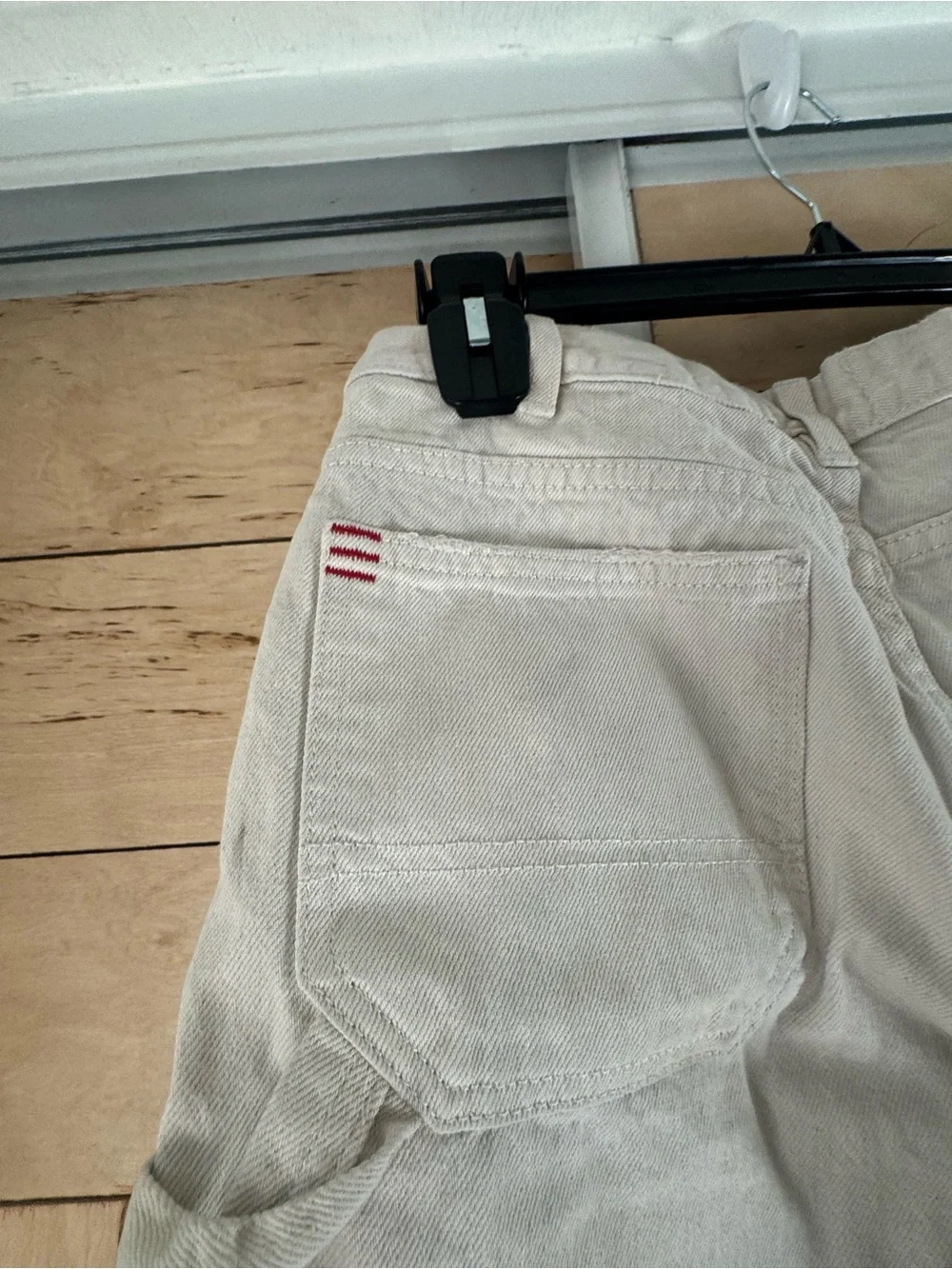 BDG girls Cream Carpenter Pants